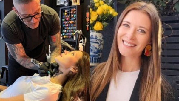 ¡Se lanzó con todo! Carla Jara se hace tatuaje de mariposa y se llena de elogios

