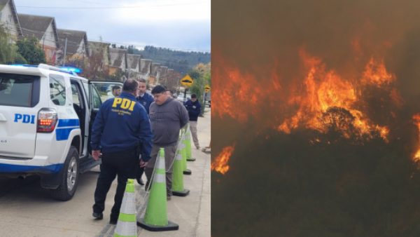Presunto autor de megaincendio en Viña del Mar es bombero