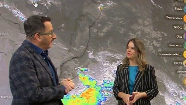 Yael Szewkis detalla el "sistema frontal bien interesante" con fuertes vientos y lluvias en el sur
