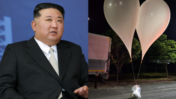 Kim Jong-Un envía a Corea del Sur centenares de globos rellenos de excremento
