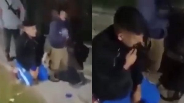 Detención ciudadana termina con delincuentes cantando "Arroz con leche" e himno nacional
