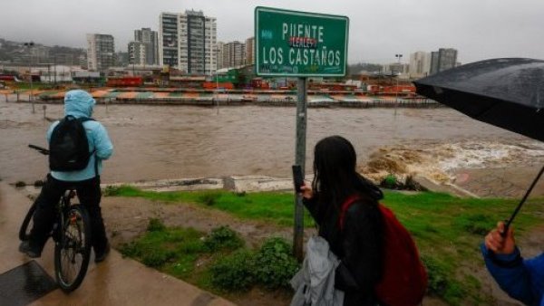Declaran alerta roja para las provincias de Valparaíso y Marga Marga por lluvias
