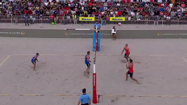 Preolímpico Paris 2024: Revive el primer set de los primos Grimalt en la semifinal de vóleibol playa
