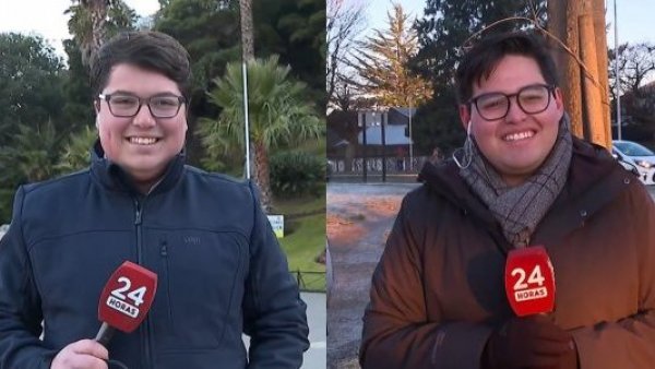 "Fueron al mismo casting": El increíble parecido de dos periodistas de 24 Horas
