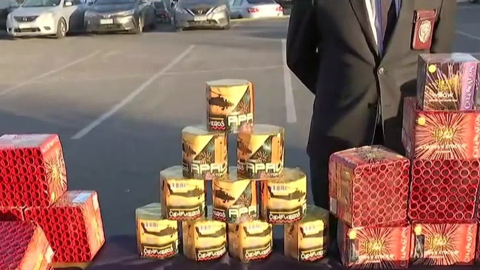 Gracias a denuncia ciudadana: incautan casi media tonelada de fuegos artificiales
