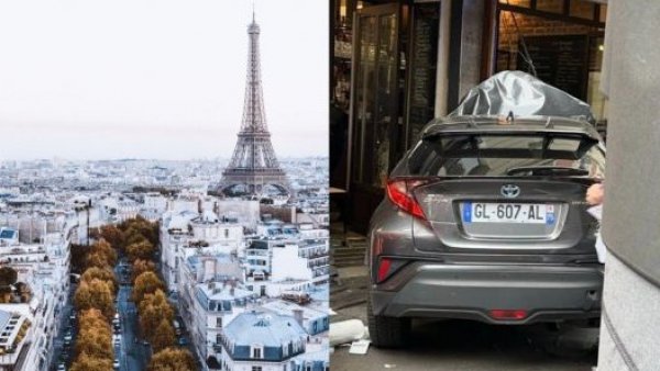 Al menos 3 heridos graves por automovilista que chocó contra una terraza en París