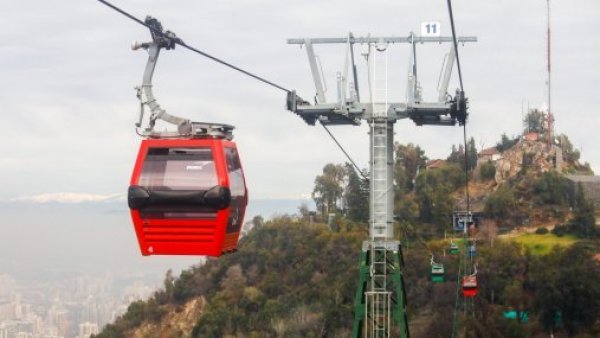 Teleférico de Santiago fue declarado como el "mejor" de Sudamérica
