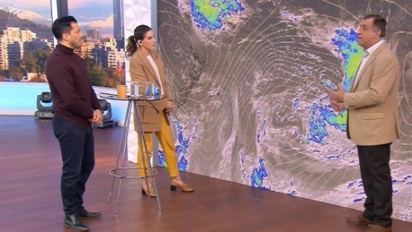Iván Torres explica las características de los dos sistemas frontales que traerán lluvias
