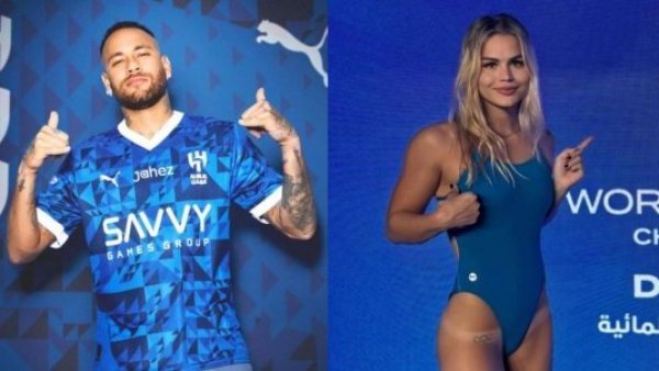 Nadadora de París 2024 asegura que Neymar le "tiró un DM"
