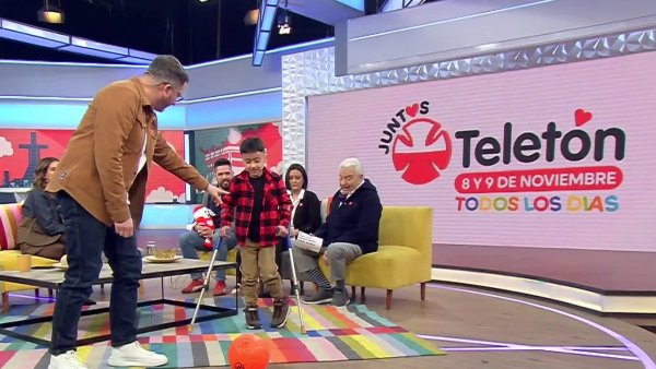 Conocimos a Chris, embajador de la Teletón 2024: "Ya puedo jugar fútbol"
