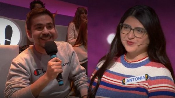 "Si te caes, acá voy a estar para atraparte": romántica frase se roba el momento en ¡Ahora Caigo!
