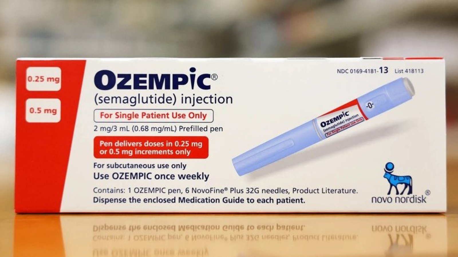 Ozempic. Medicamento.