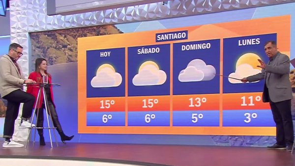 Se esperan días fríos y algunos con lluvia para Santigo la próxima semana
