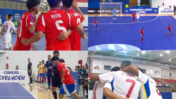 Chile cae en la agonía ante Venezuela en el Conmebol Futsal Sub 17