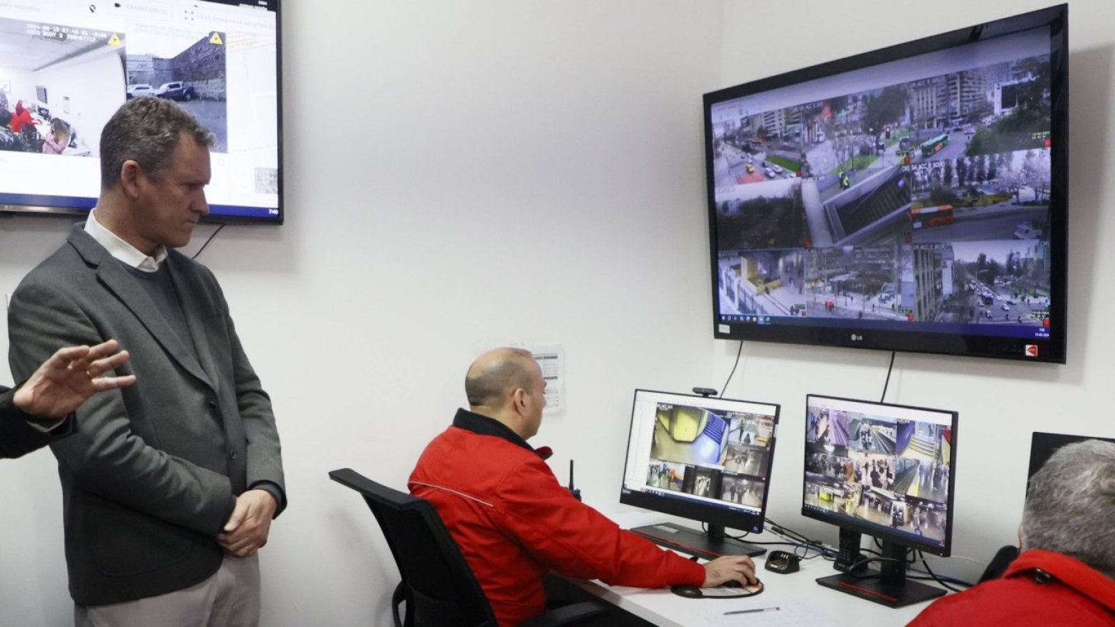 Metro de Santiago. Cámaras de seguridad.