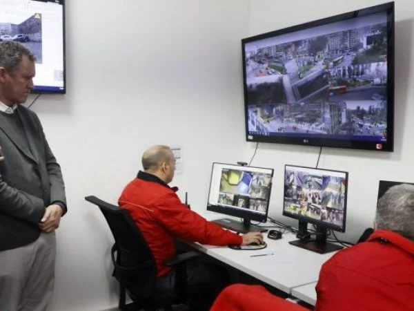 Metro de Santiago. Cámaras de seguridad.