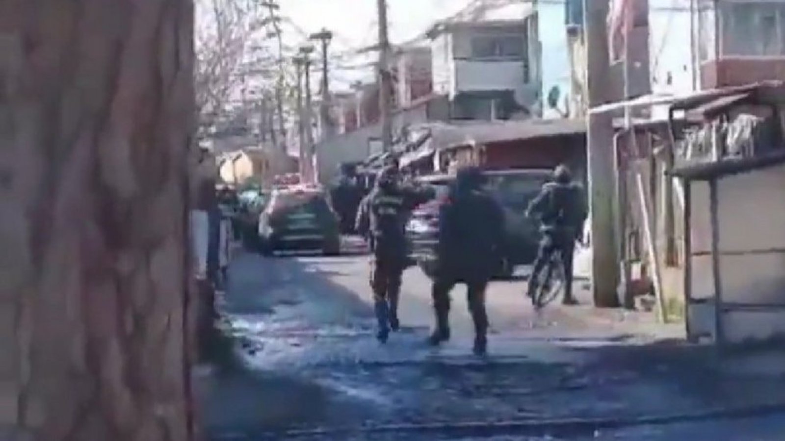 Balacera. Cesfam. Bajos de Mena.
