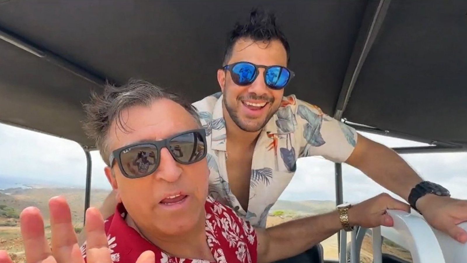 ¡Así fue el primer día de la gira meteorológica de Iván y Simón en Aruba!
