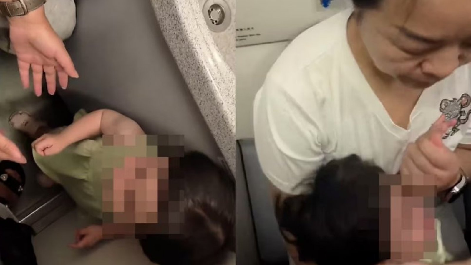 China. Niña llorando.