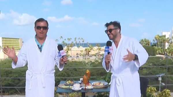 Así es el amanecer de Iván y Simón en Aruba
