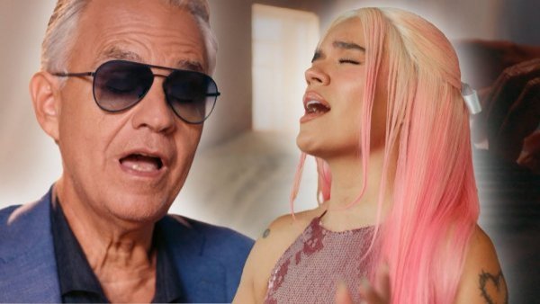 Andrea Bocelli y Karol G se unen en una nueva versión de 'Vivo por ella'
