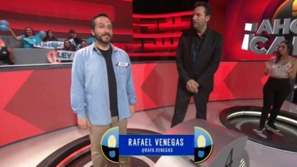 ¡Se le acabó el tiempo! Rafael Venegas pierde el juego

