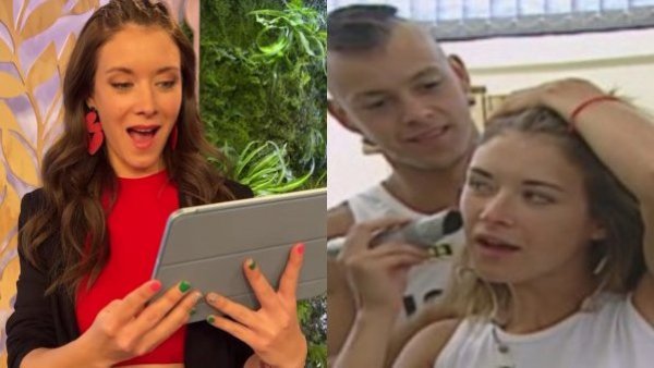 <p>Carla Jara. Pelotón. </p>Carla Jara reacciona a su icónica rapada en Pelotón: "amo a esa Carla, la felicito"
