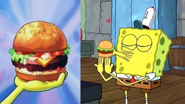 <p>Cangreburger. Bob Esponja. </p>