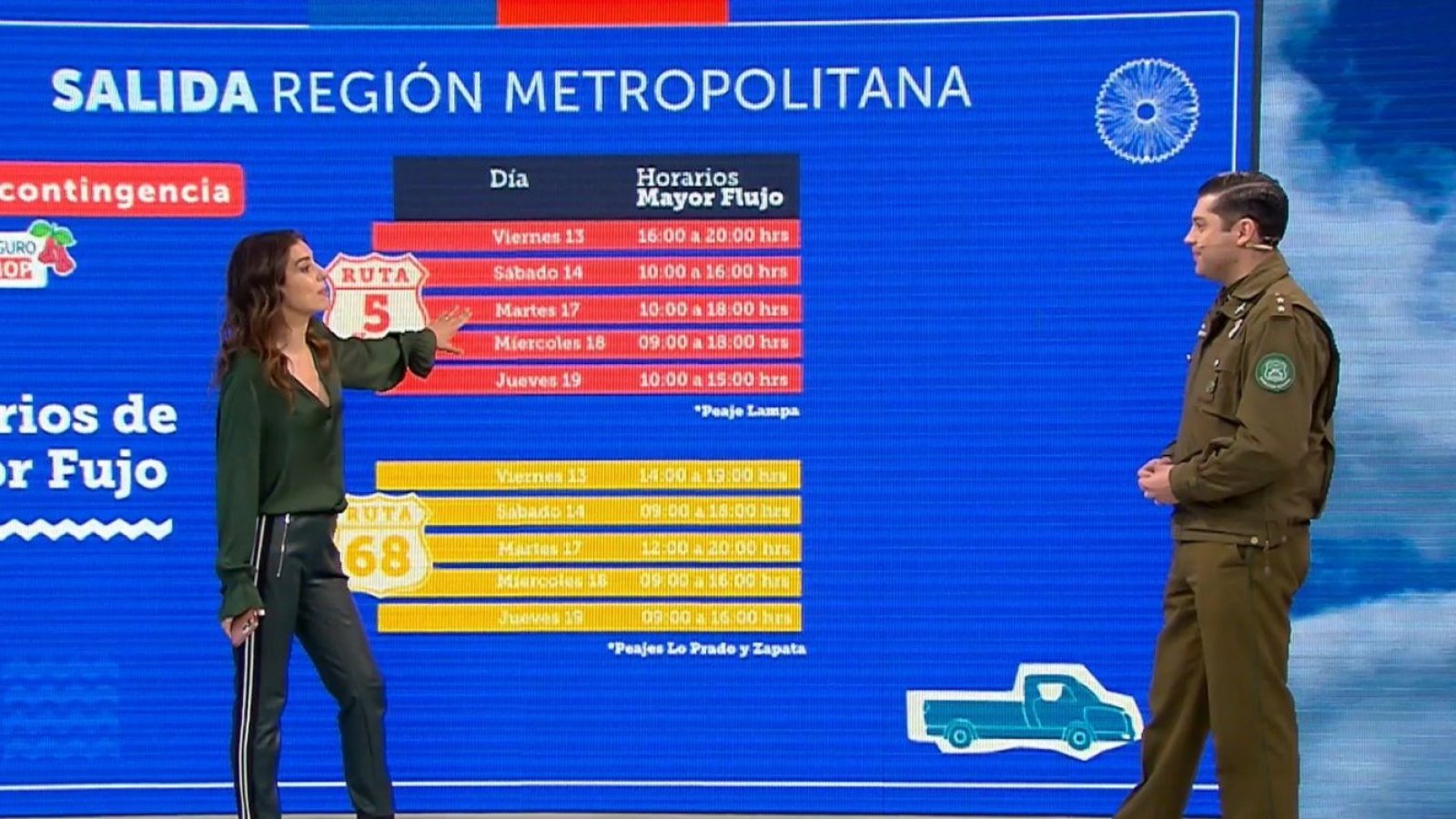 Carabineros entrega recomendaciones ante masiva salida de vehículos de Santiago
