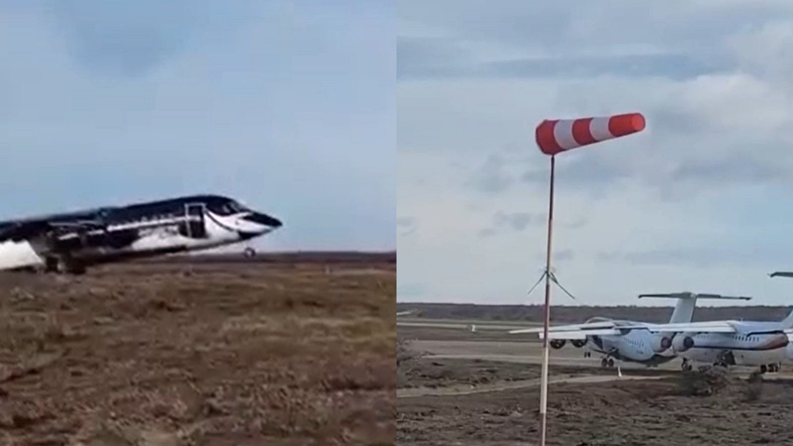 Avión. Punta Arenas. Viento.