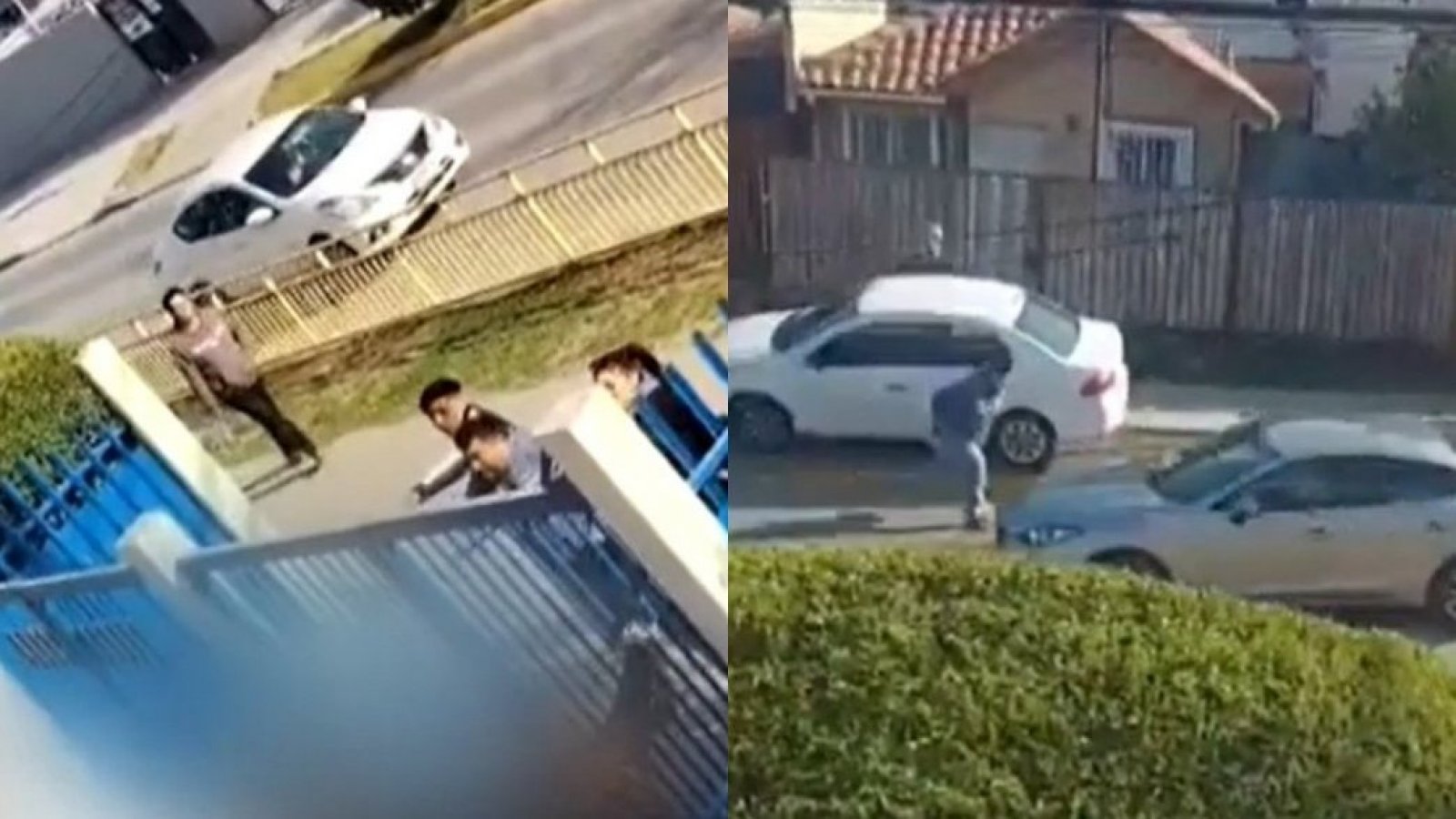 Riña de apoderados terminó con atropellos y apuñalados en colegio de Puente Alto
