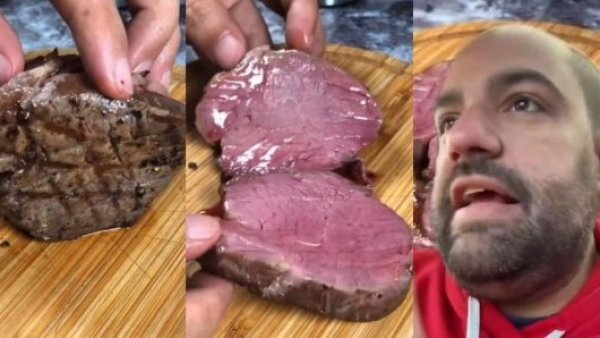Chileno causa debate tras publicar video sobre la cocción ideal para un asado
