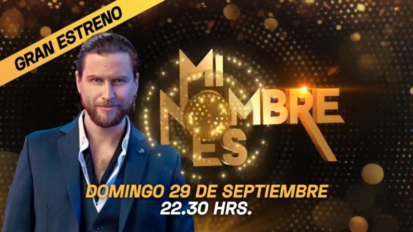 Estreno de "Mi nombre es" en TVN: domingo 29 de septiembre a las 22:30
