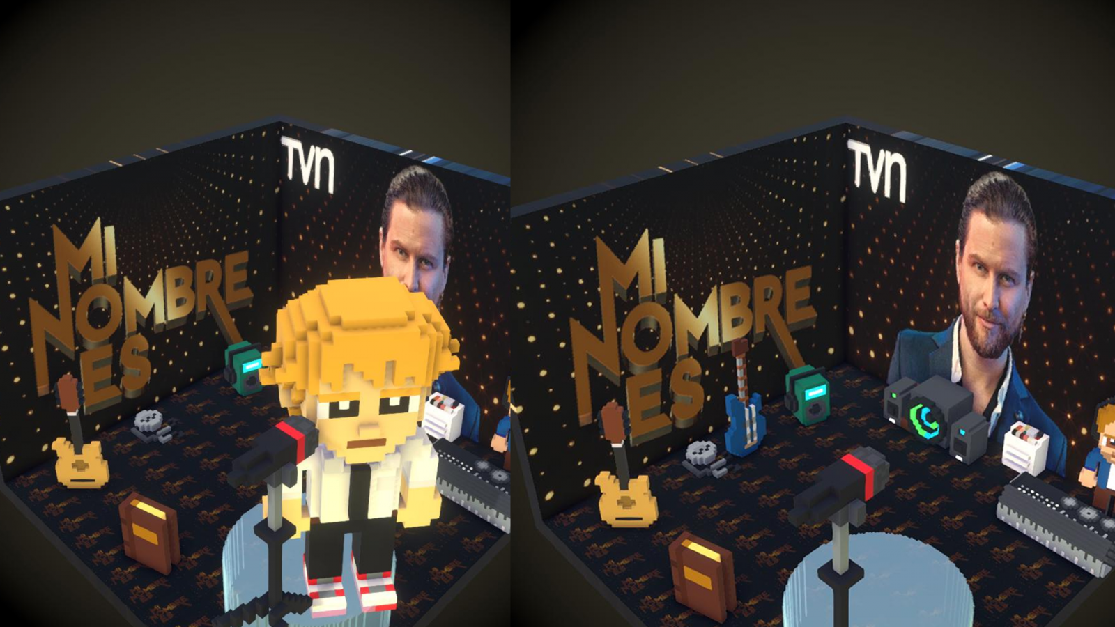 Tú también puedes jugar en el estudio virtual de "Mi nombre es"
