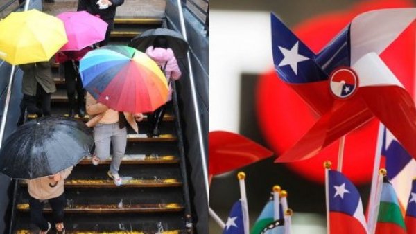 ¿A sacar el paraguas? Anuncian lluvias para el "18" en la zona centro-sur del país
