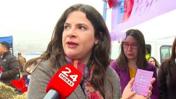 Ministra de la Mujer informa sobre los Puntos Morados en las fondas
