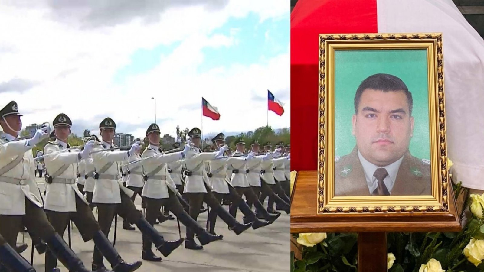 Carabineros rinde homenaje a su mártir, el mayor Emmanuel Sánchez durante la Parada Militar 2024

