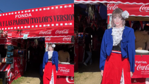 ¡Huasa Taylor's Version!: imagen de la cantante en fonda dieciochera es viral en redes sociales
