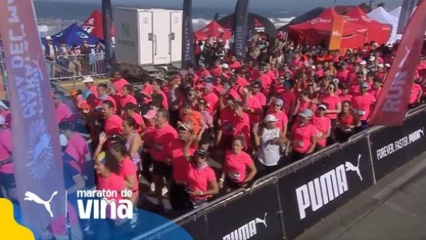 Este domingo TVN emitirá el Puma Maratón de Viña del Mar
