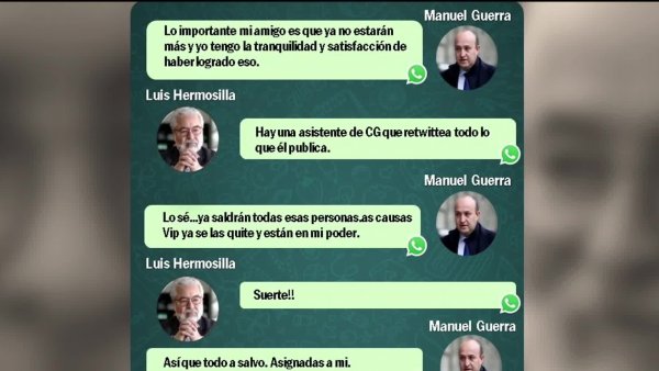 Escándalo por ofensivos mensajes de Hermosilla y Guerra
