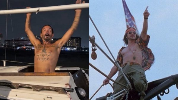 La historia del "Teniente Dan", el hombre que desafió y sobrevivió al huracán Milton desde su bote