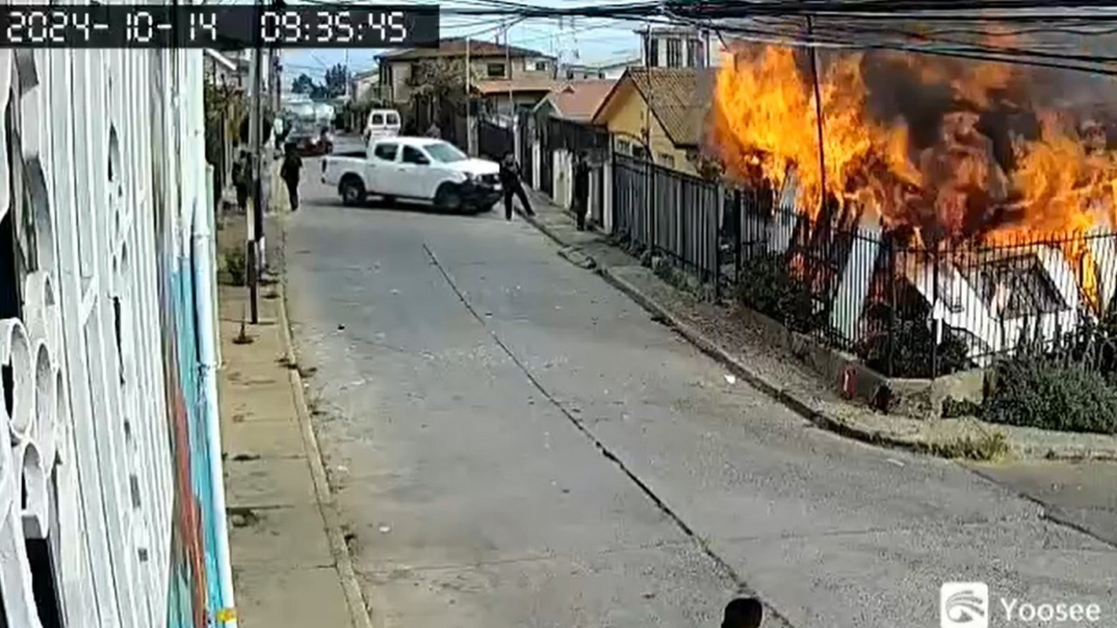 Impresionante registro: Adulta mayor sobrevive a gran explosión de gas en su casa de Viña del Mar
