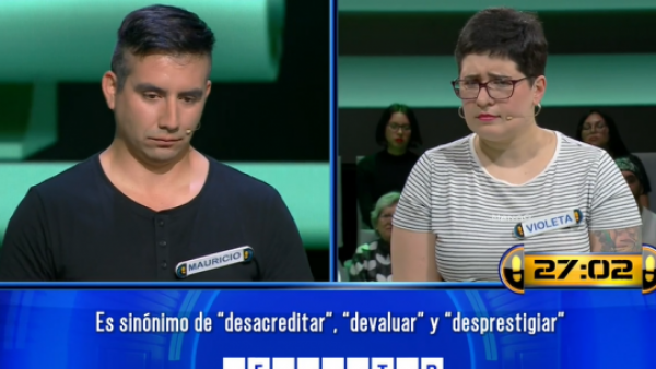 Duelo de "los mejores": revive el infartante juego entre Mauricio y Violeta
