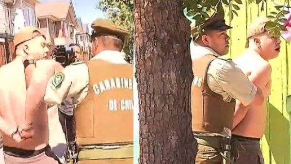 Carabinero intervino con su arma: Riña en centro de votación termina con dos detenidos
