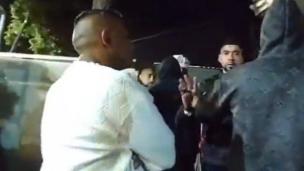 <p>Arturo Vidal. Colo Colo. </p>Dan a conocer video que muestra control de identidad a Arturo Vidal tras denuncia
