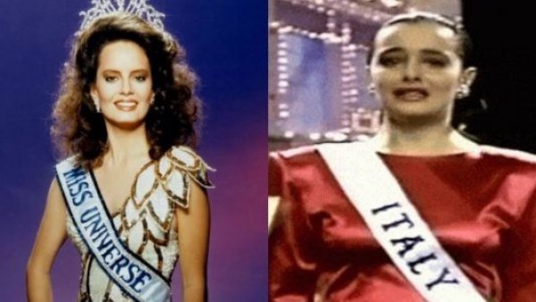 Miss Universo: el antes y después de la italiana que disputó la final con Cecilia Bolocco
