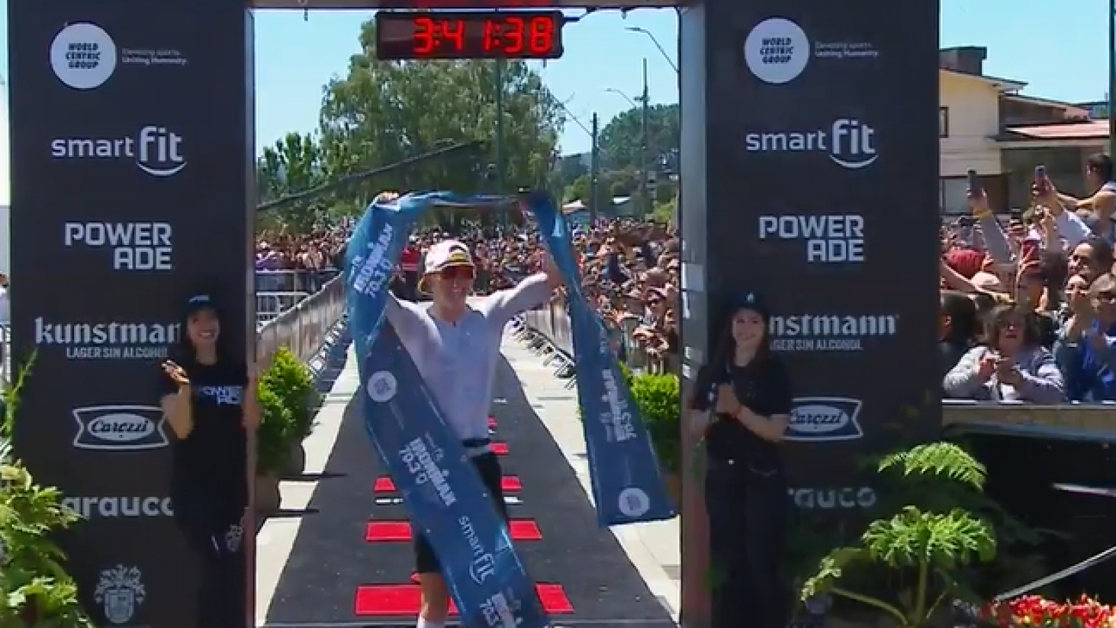¡Muy reñido! Estados Unidos se queda con el oro en el Ironman 70.3 de Valdivia
