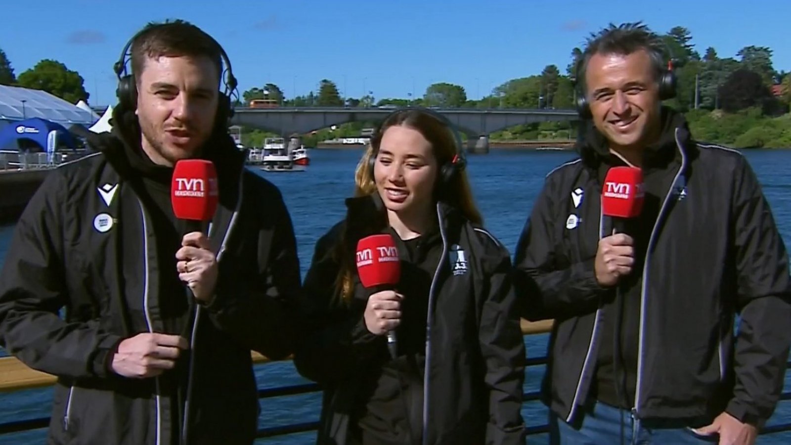 Ironman 70.3 de Valdivia: Así comenzó la histórica transmisión de TVN

