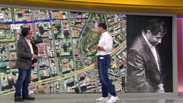 El peligroso trayecto que realizó Monsalve junto a la denunciante en el centro de Santiago
