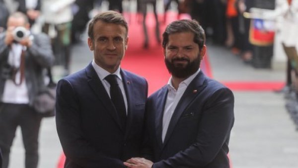 Presidente Macron realiza visita oficial a Chile
